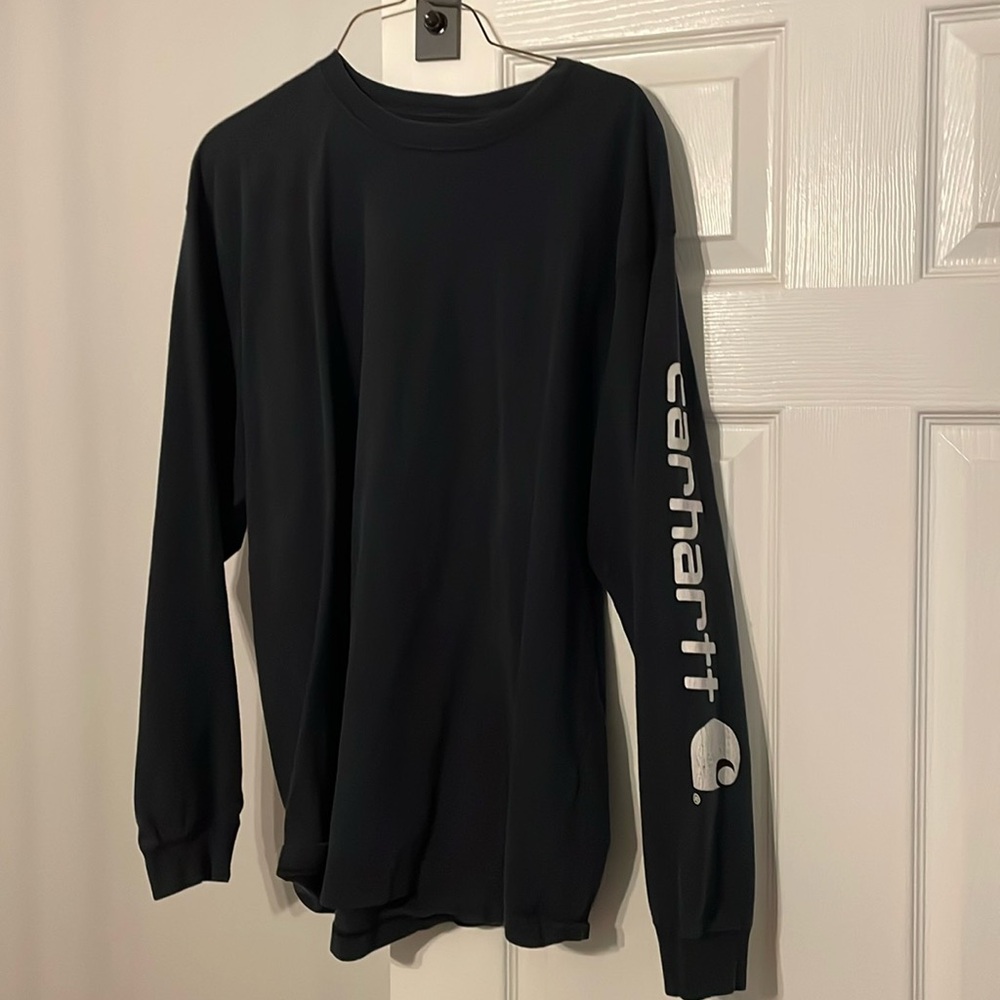 Carhartt long sleeve black shirt